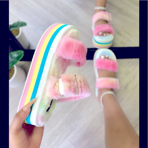 LEO Platform Sandal ♌️ - Unicorn - Picture 1 of 2